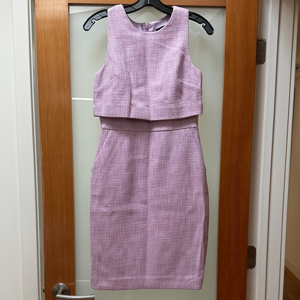 J. Crew Lavender/Pink Sleeveless Dress